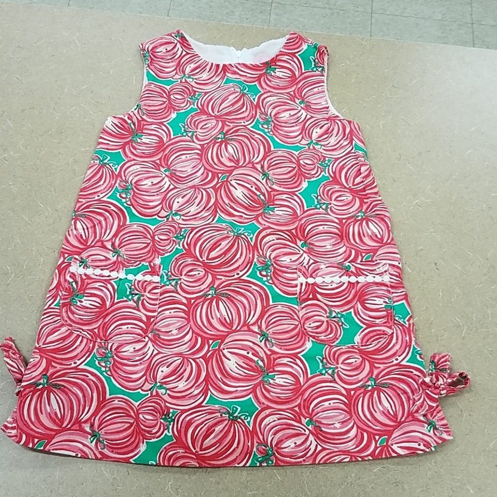 Lilly Pulitzer girls RARE punkin Chunkin dress